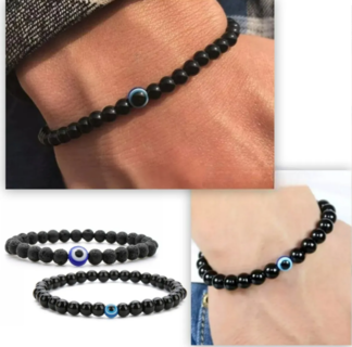 Foto 2 | Juego De 2 Pulseras Xtellar Ojo Turco Unisex
