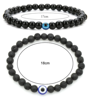 Foto 4 | Juego De 2 Pulseras Xtellar Ojo Turco Unisex