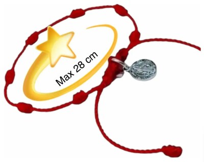 Foto 3 | Juego De 3 Pulseras Xtellar Con San Benito Y 7 Nudos Para Protección Optima