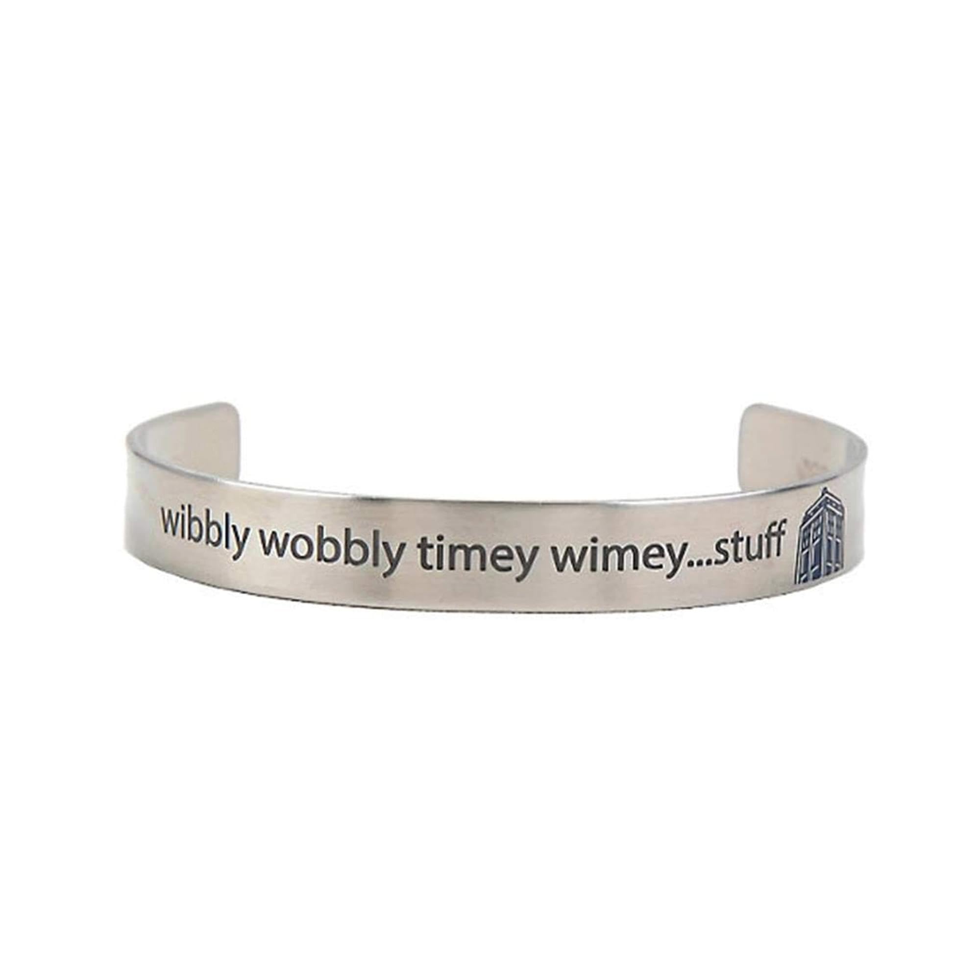 Foto 2 pulgar | Brazalete Doctor Who Wibbly Wobbly Timey Wimey Stuff - Venta Internacional.