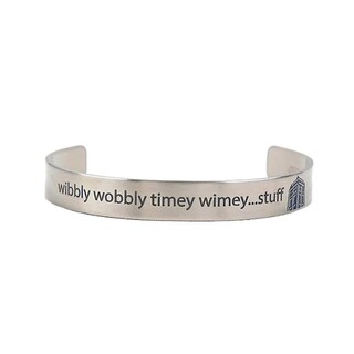 Foto 1 | Brazalete Doctor Who Wibbly Wobbly Timey Wimey Stuff - Venta Internacional.