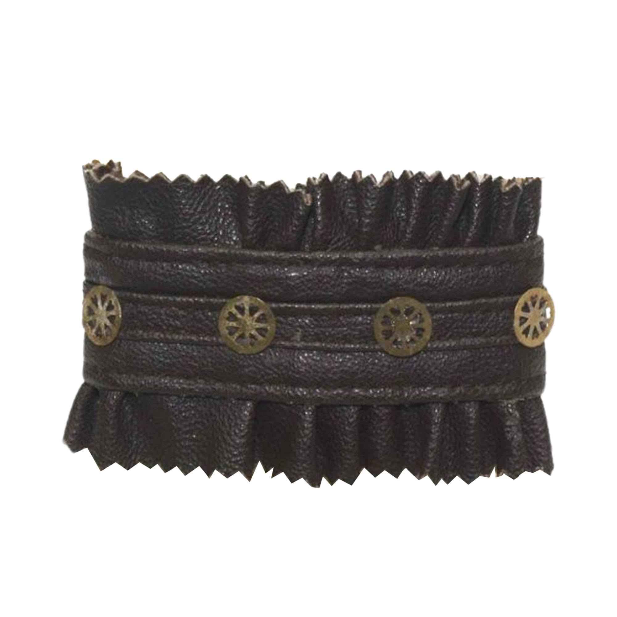 Foto 3 pulgar | Pulsera Forum Novelties Steampunk Leather And Gears - Venta Internacional.
