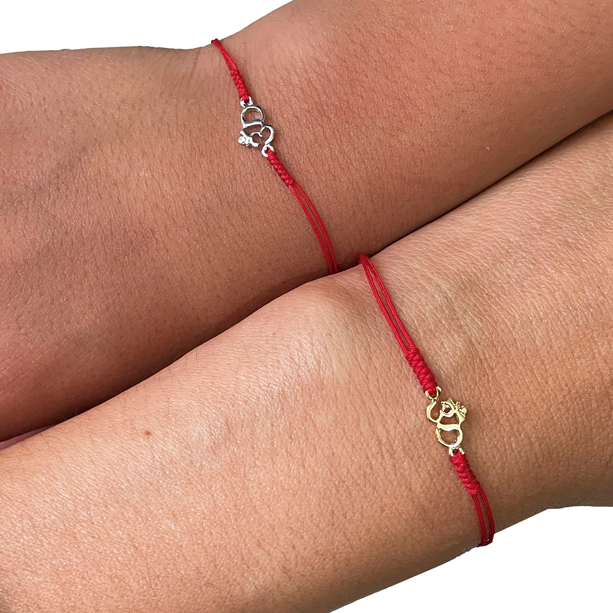 Foto 6 pulgar | Pulsera Roja Vangania Om Oro Regalo Joyería Unisex