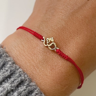 Foto 5 | Pulsera Roja Vangania Om Oro Regalo Joyería Unisex