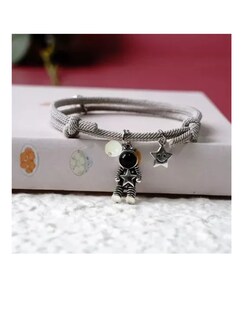 Foto 4 | Set 2 Pulseras Para Parejas Imán Astronauta Brilla Oscuridad Color Gris