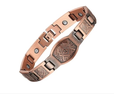Foto 1 | Pulsera De Terapia De Cobre Puro Magnético De Neodimio