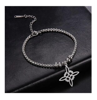 Foto 2 | Pulsera Nudo Bruja Acero Inoxidable