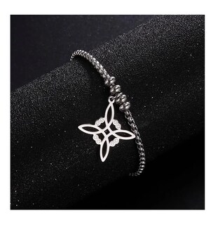 Foto 4 | Pulsera Nudo Bruja Acero Inoxidable