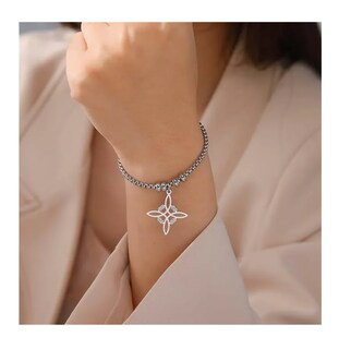 Foto 5 | Pulsera Nudo Bruja Acero Inoxidable