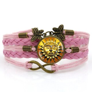 Foto 1 | Pulsera Huoguo 2021 Para Mujer Estilo Retro Sun Moon Time Tejida A Mano - Venta Internacional.