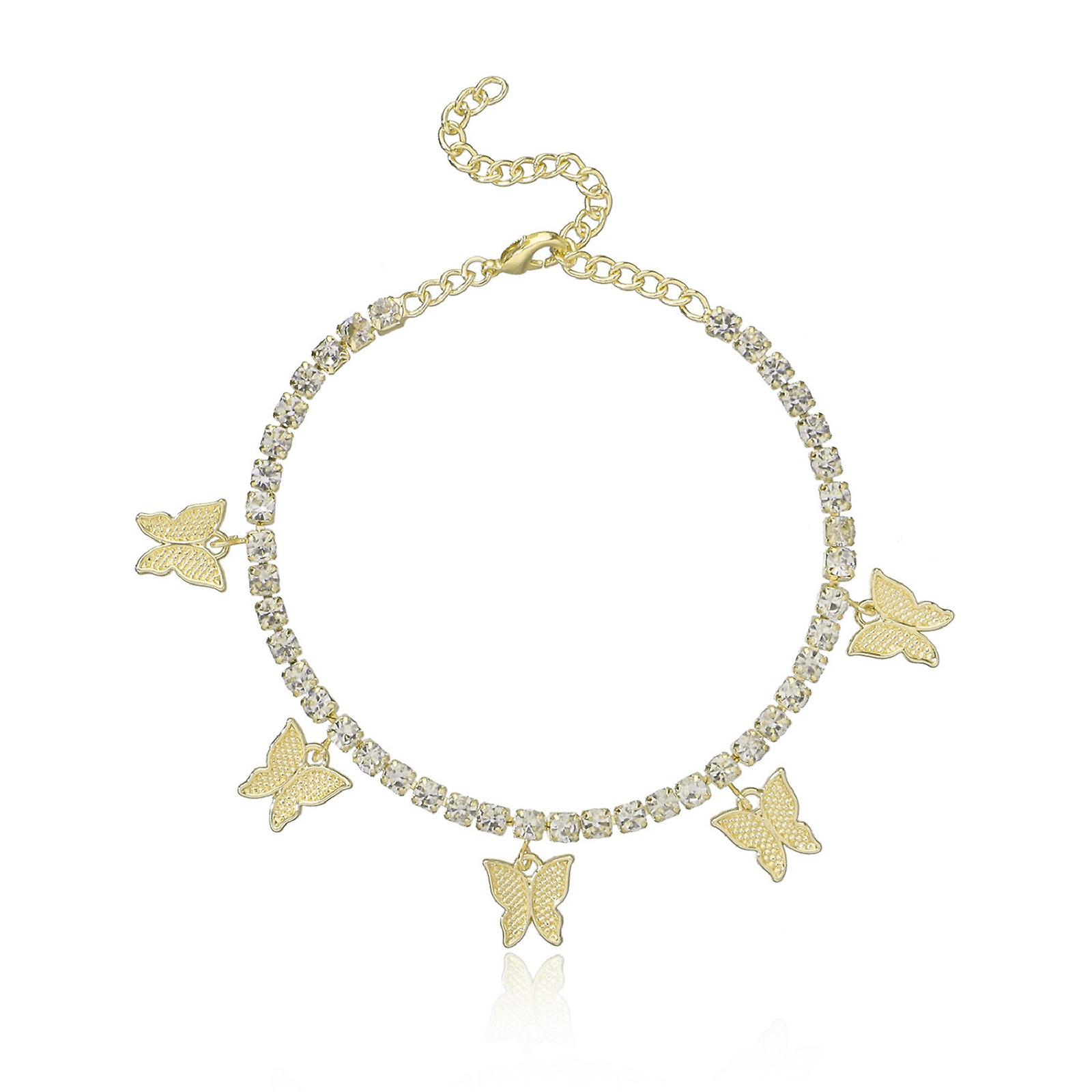 Foto 2 pulgar | Tobillera Huoguo Golden Beach De 22 A 25 Cm Para Mujer  Aleación - Venta Internacional.