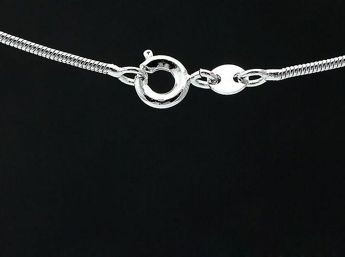 Foto 3 pulgar | Collar Huoguo  Cadena Con Forma De Serpiente Chapada En Plata  20 Cm De Largo - Venta Internacional.
