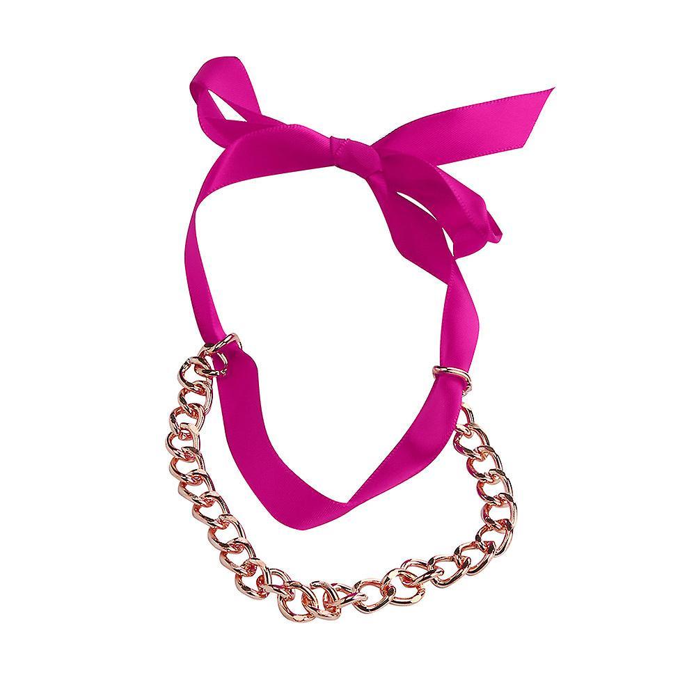 Foto 5 pulgar | Tobilleras Con Cadena  Joyas Para Pies  Cintas Y Lazo Huoguo Para Mujer - Venta Internacional.