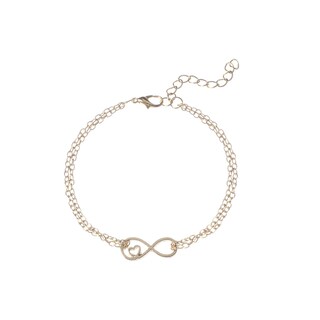 Foto 2 | Juego De Pulseras Huoguo Con Cuentas Negras En Forma De Corazón Para Mujer (5 Piezas) - Venta Internacional.