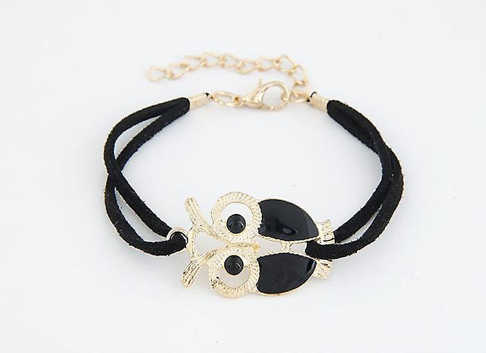 Foto 2 pulgar | Pulsera Huoguo De Piel Sintética Vintage Con Diseño De Búho Para Mujer - Venta Internacional.