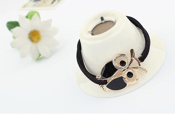 Foto 4 pulgar | Pulsera Huoguo De Piel Sintética Vintage Con Diseño De Búho Para Mujer - Venta Internacional.