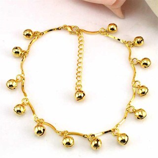 Foto 3 | Pulsera Tobillera Con Forma De Campanas Para Mujer Sandalia Descalza Joyería De Playa - Venta Internacional.