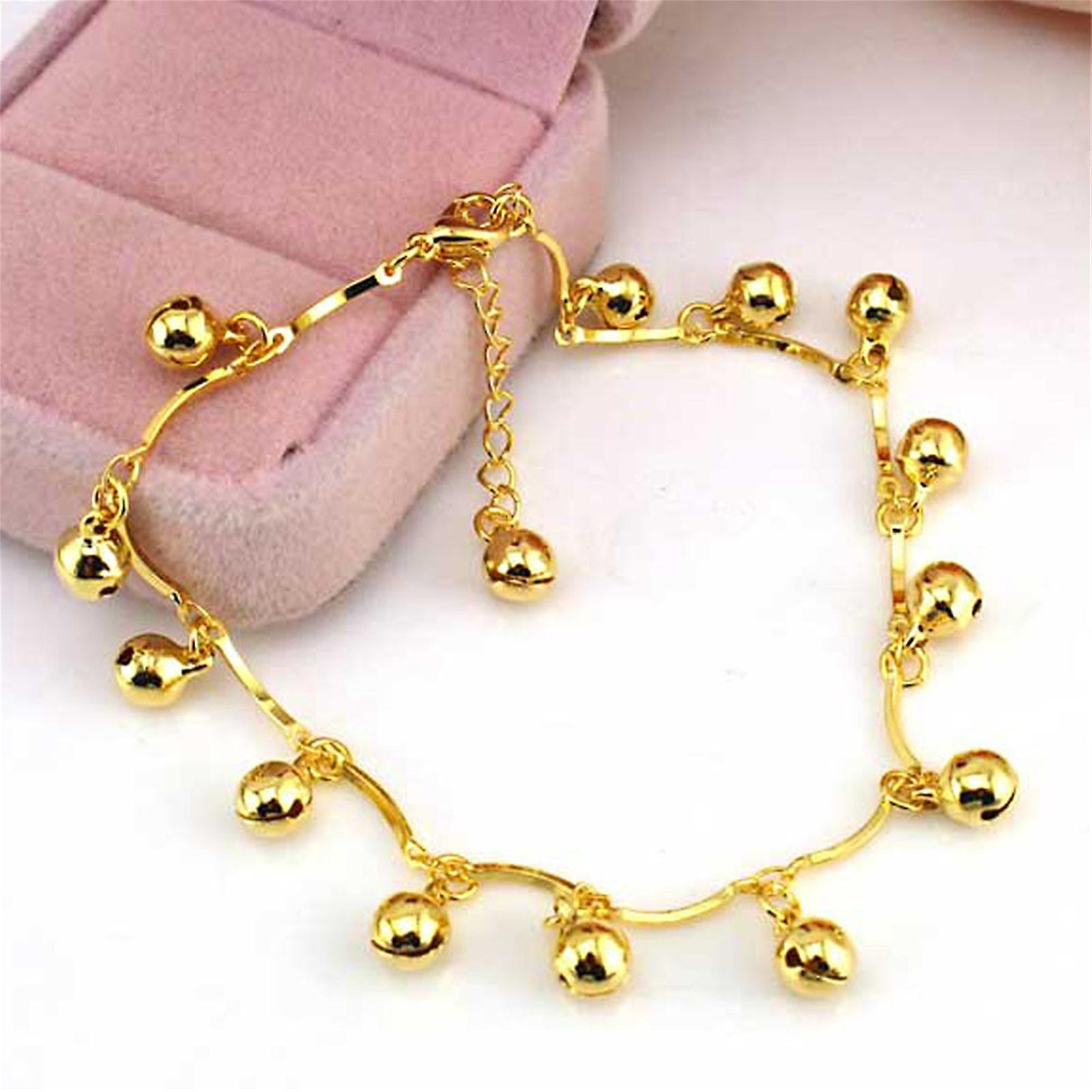 Foto 6 pulgar | Pulsera Tobillera Con Forma De Campanas Para Mujer  Sandalia Descalza  Joyería De Playa - Venta Internacional.