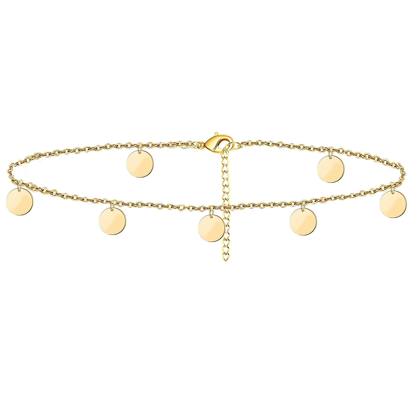 Foto 2 pulgar | Tobillera Huoguo Golden Beach De Tamaño Ajustable Para Mujer - Venta Internacional.