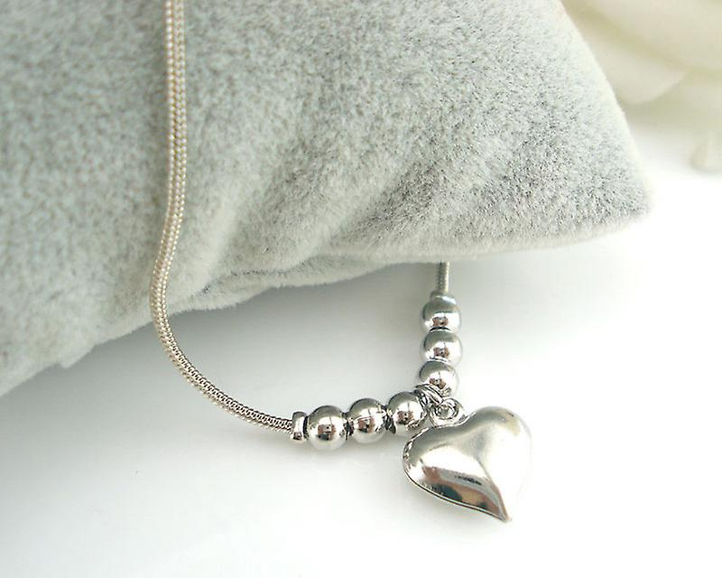 Foto 4 pulgar | Pulsera Tobillera Con Colgante En Forma De Corazón Con Forma De Delfín Para Mujer - Venta Internacional.