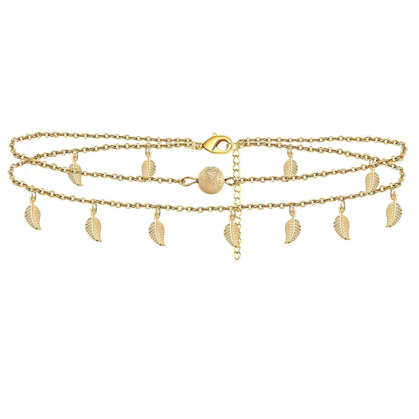 Foto 3 pulgar | Tobillera Huoguo Golden Beach De 22 A 25 Cm Para Mujer  Aleación - Venta Internacional.