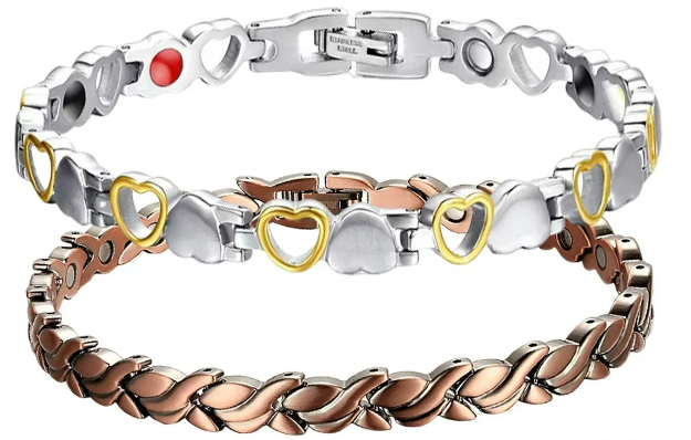 Xtellar Pulseras Magnéticas De Cobre Puro Para Mujeres Elegantes - Alivio Avanzado Para Artritis