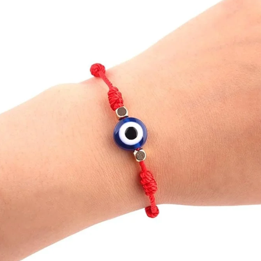Foto 3 pulgar | Pulsera Circe Boutique Good Vibes Only Evil Eye Red String - Venta Internacional.