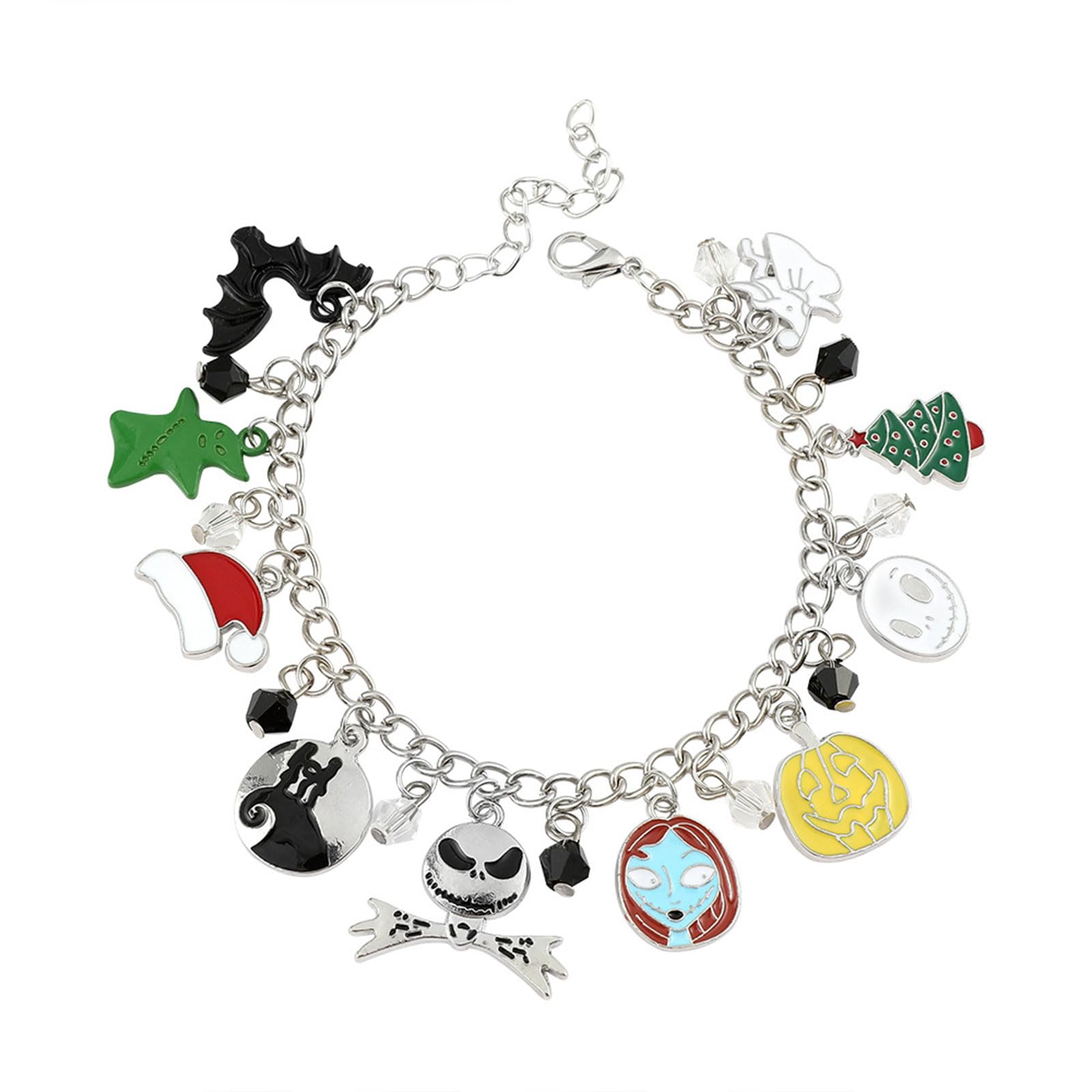 Foto 2 pulgar | Pulseras Huasai Halloween Para Mujer Ghost Pumpkin Silver - Venta Internacional.