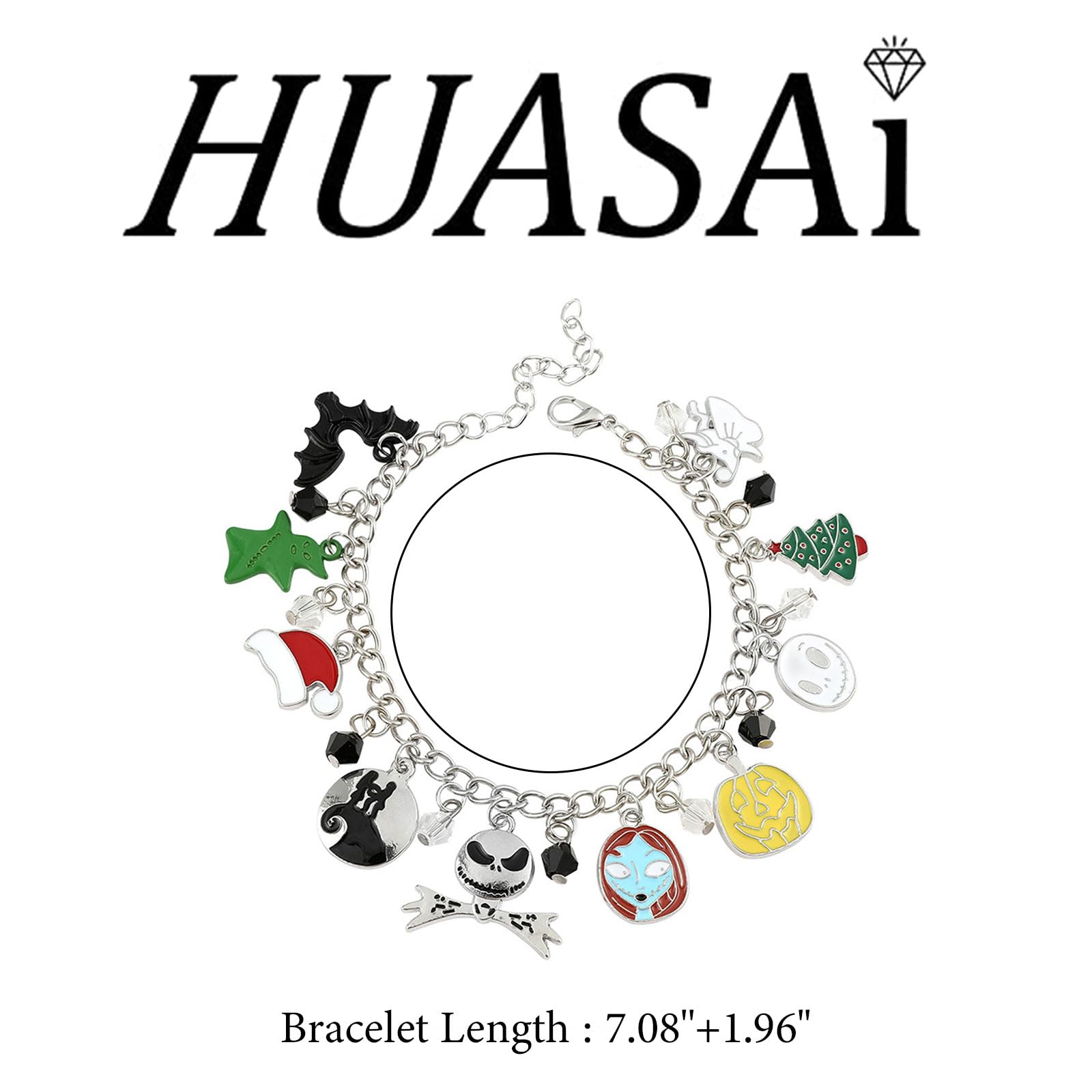 Foto 8 pulgar | Pulseras Huasai Halloween Para Mujer Ghost Pumpkin Silver - Venta Internacional.