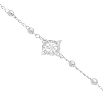 Foto 3 | Xtellar Pulsera Ajustable De Plata .925 Con Nudo De Bruja Y Zirconias – Moda Esotérica Y Protección Para Mujer Elegan