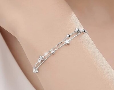 Foto 2 | Pulsera De Plata Esterlina 925 Xtellar Ajustable