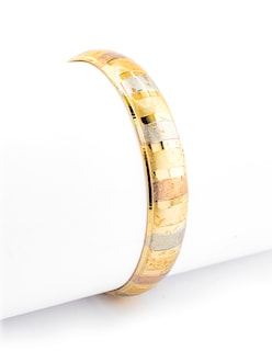 Foto 2 | Brazalete Florentino Aro The Golden Store Chapa De Oro 18k