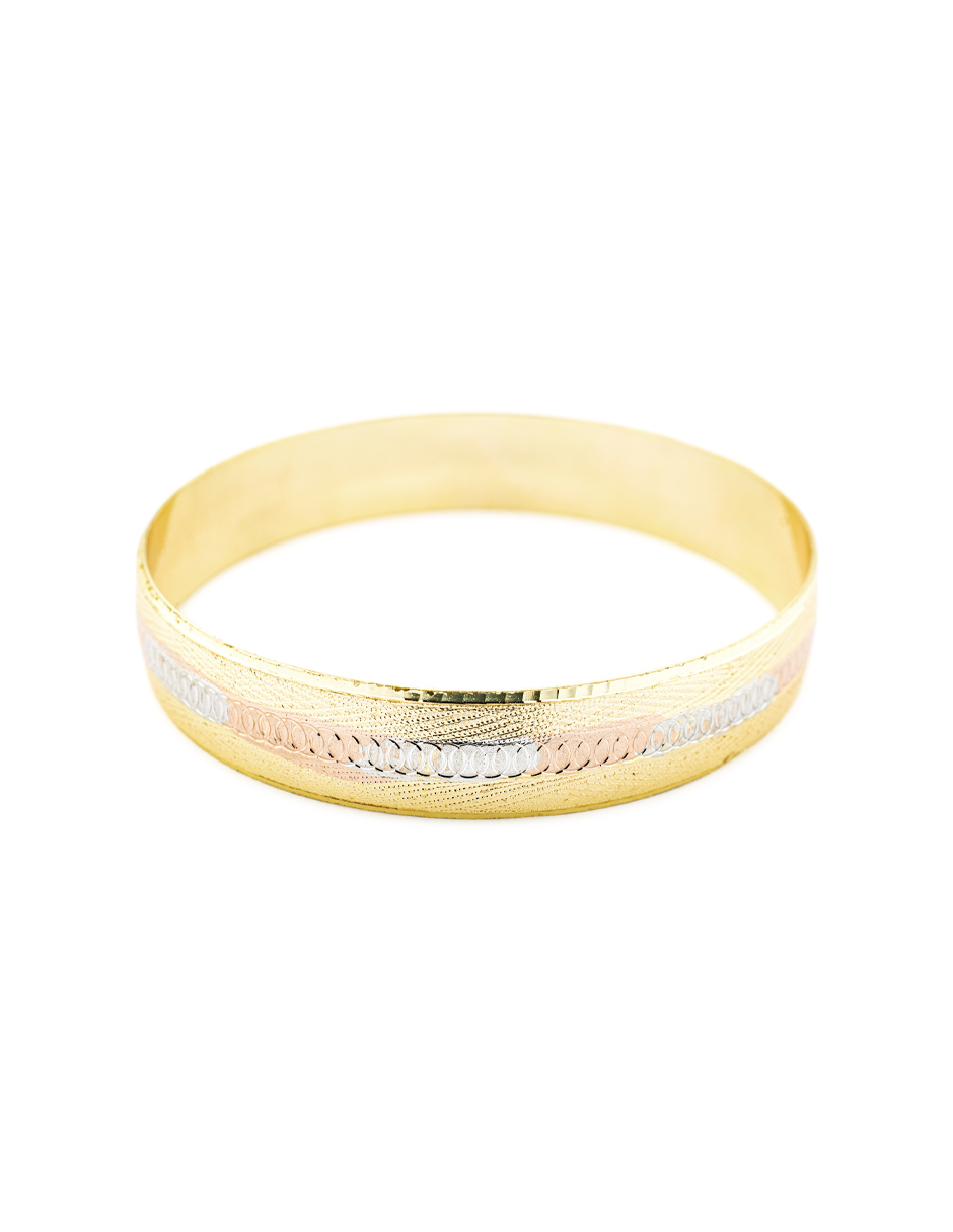 Foto 2 pulgar | Brazalete Florentino Ancho The Golden Store Chapa De Oro 18k
