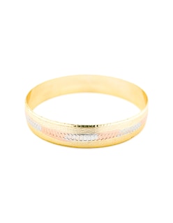 Foto 1 | Brazalete Florentino Ancho The Golden Store Chapa De Oro 18k