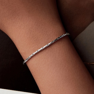 Foto 2 | Chulada Pulsera Serpiente De Plata .925 Con Chapa De Platino Resistente Al Agua