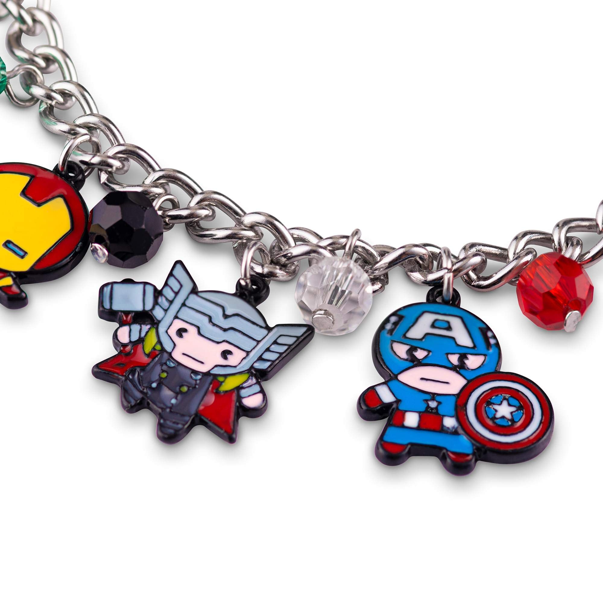 Foto 5 pulgar | Pulsera Con Dijes Con Los Personajes De Toynk The Avengers Chibi  15 Mm - Venta Internacional.