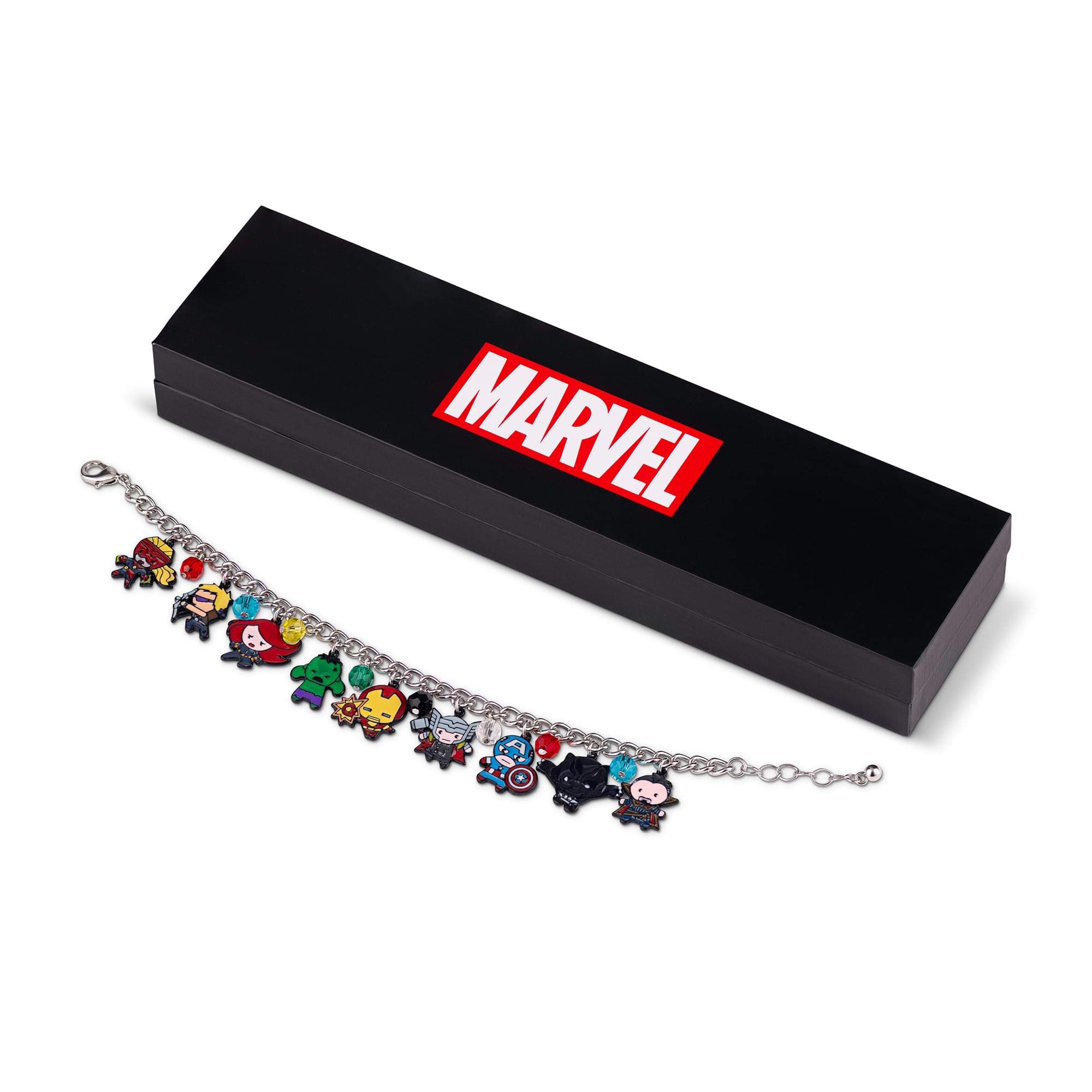 Foto 6 pulgar | Pulsera Con Dijes Con Los Personajes De Toynk The Avengers Chibi  15 Mm - Venta Internacional.