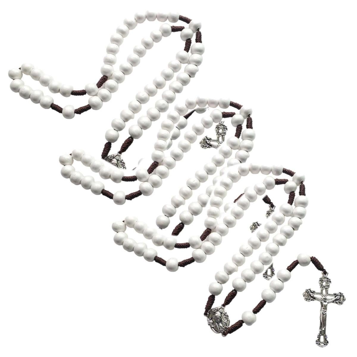 Collares Religiosos High Mónaco Mxahv-003 3 Piezas Blanco $544