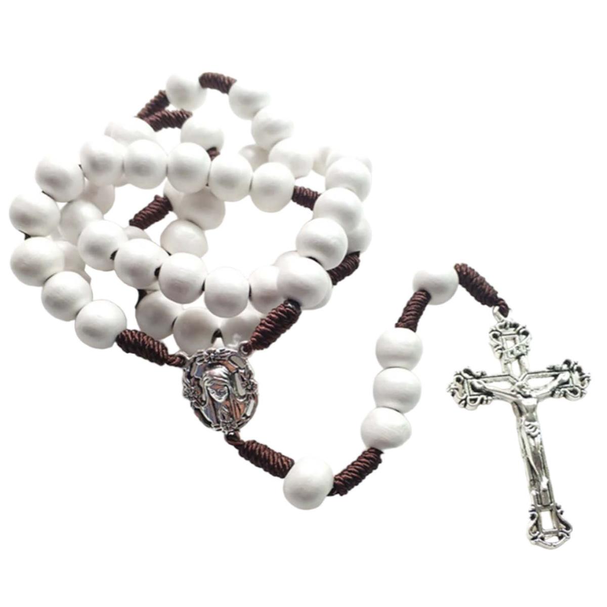 Foto 4 pulgar | Collares Religiosos High Mónaco Mxahv-003 3 Piezas Blanco