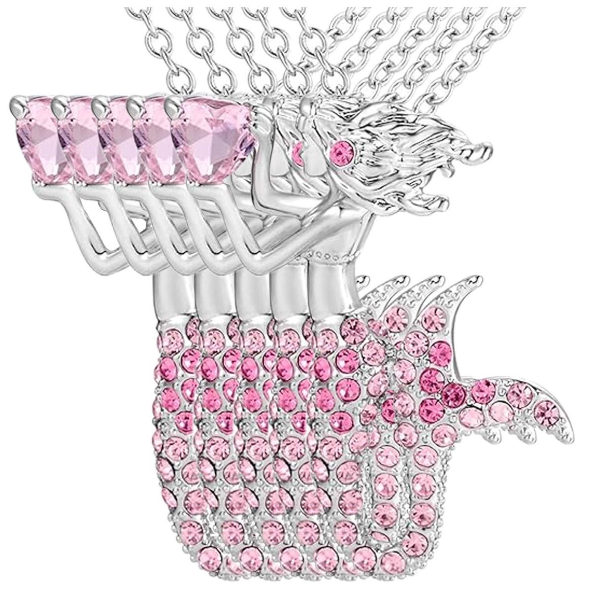 Foto 1 | Cadenas Bonitasventdepot Mxren-005 5piezas Plata Y Rosa