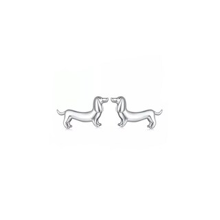 Foto 1 | Pendientes De Plata 925 Con Forma De Salchicha Para Perro Salchicha Para Mujer - Venta Internacional.