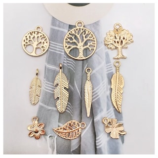 Foto 4 | Dijes De Dorado Para Bisutería Pulseras Pendiente Collares Golden-1