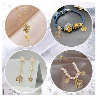 Foto 3 | Dijes De Dorado Para Bisutería Pulseras Pendiente Collares Golden-1