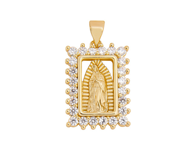 Foto 1 | Dije de Chapa de Oro 18k Joyas Plafer 1281d-ch Medalla Dorada