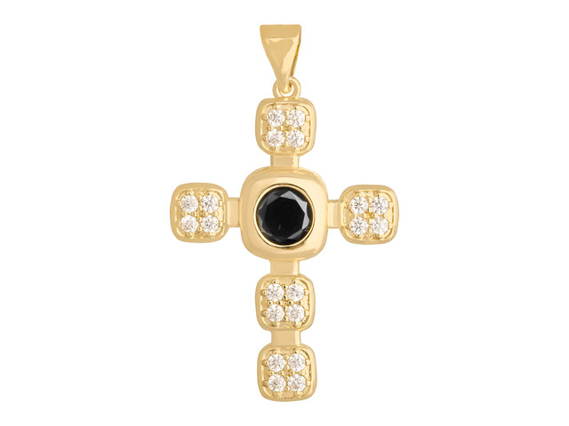 Foto 1 | Dije de Chapa de Oro 18k Joyas Plafer 1279d-ch Cruz Dorada