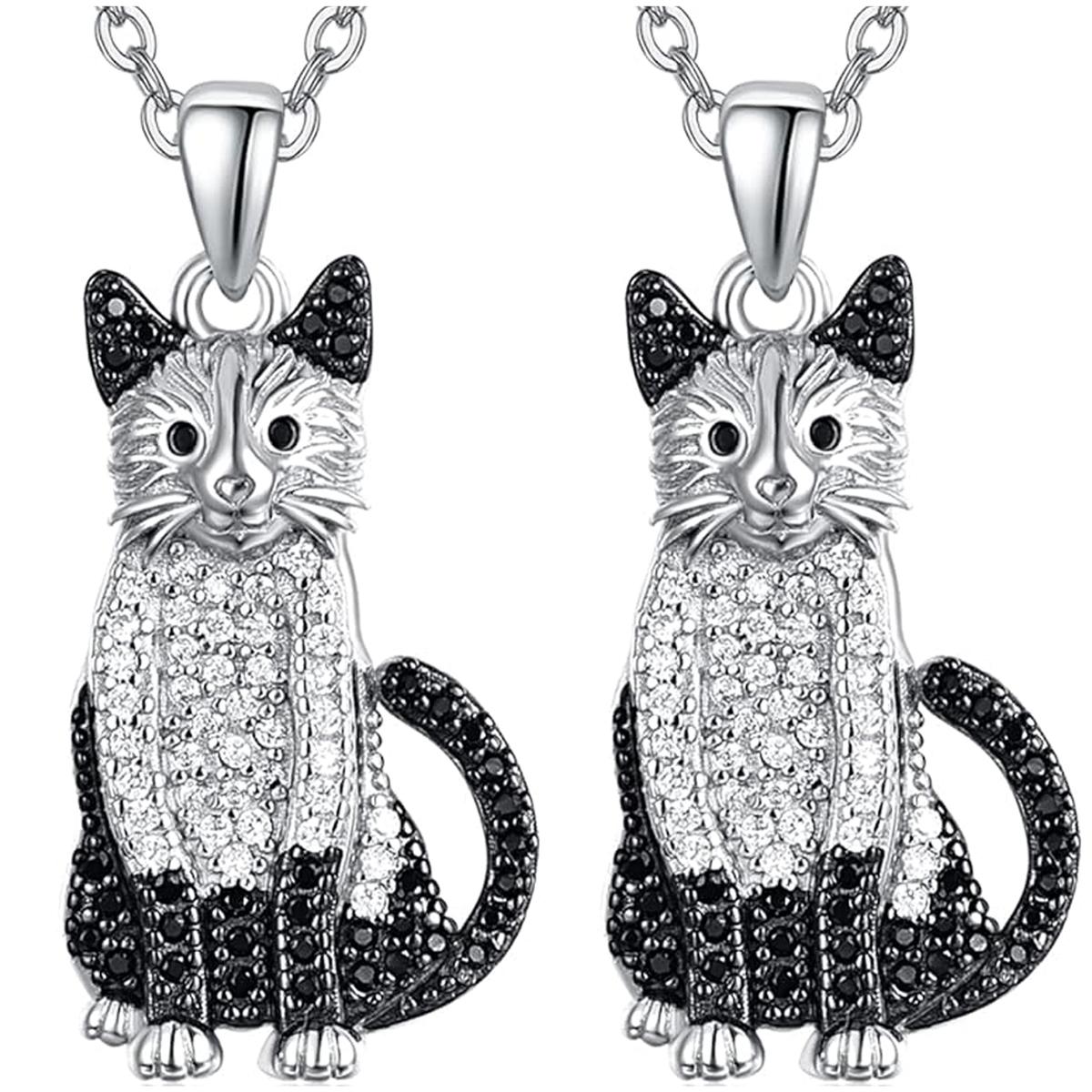 Foto 1 | Collares con Colgantes de Gatos Mxekz-002 High Monaco 2 Piezas