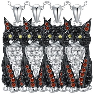 Foto 1 | Joyería de Collares de Felinos Mxzek-004 High Monaco 4 Piezas Negro