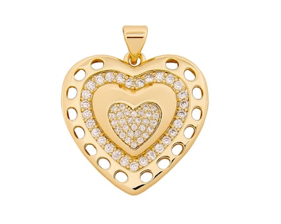 Foto 1 | Dije de Chapa de Oro 18k Joyas Plafer 1302d-ch Corazón