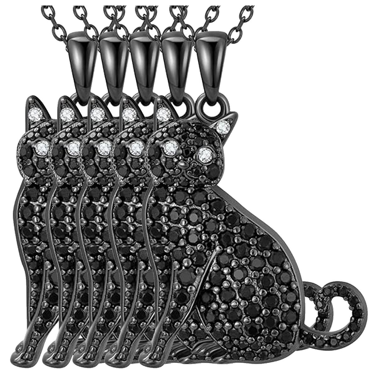 Foto 2 pulgar | Cadenas Con Dije Mxkae-005 High Monaco 5 Piezas Negro