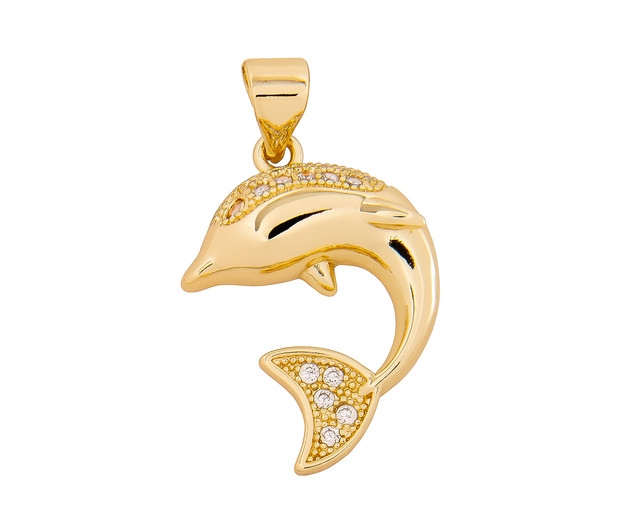 Foto 1 | Dije de Chapa de Oro 18k Joyas Plafer 1294d-ch Delfín